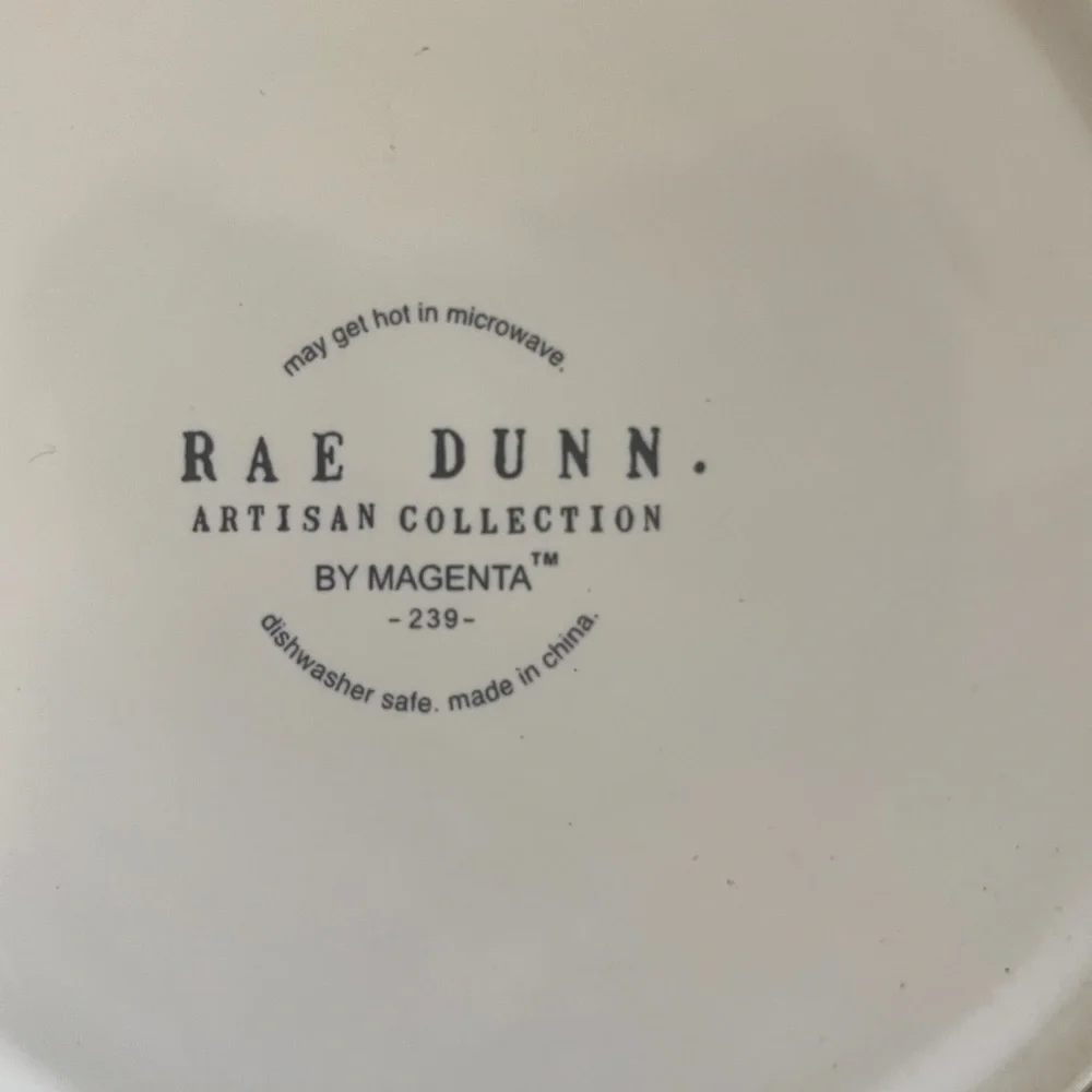 *host pick* Rae Dunn Small Dog/Cat Water Bowl Teal Inside